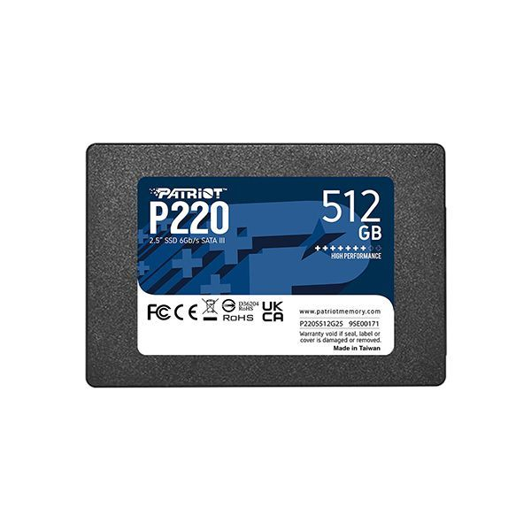 Твердотельный накопитель (SSD) Patriot P220S512G25 512 ГБ M.2 2280 в Шымкенте от производителей  с доставкой по Казахстану
