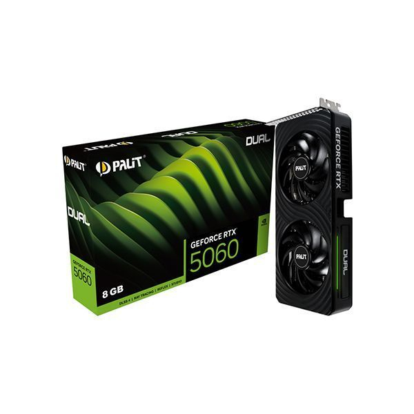Видеокарта Palit RTX5060 DUAL 8G 8 ГБ, NE75060019P1-GB2063D в Шымкенте от производителей  с доставкой по Казахстану
