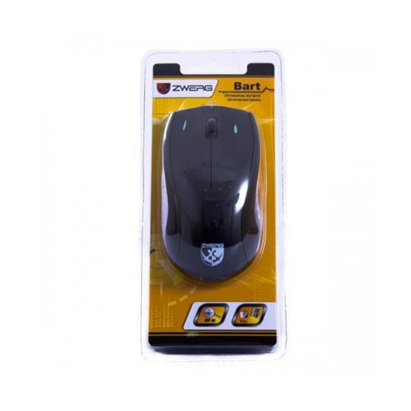 Мышь Zwerg Bart, Черный, USB в Шымкенте от производителей  с доставкой по Казахстану
