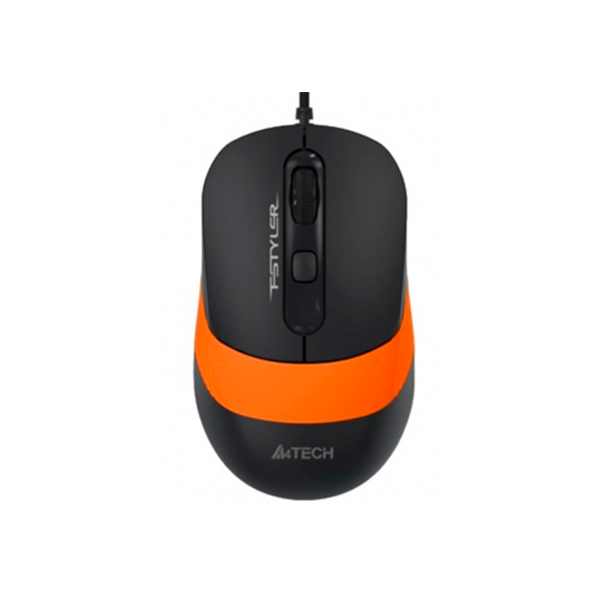 Мышь A4Tech FM-10-ORANGE Fstyler, Черный, оранжевый, USB