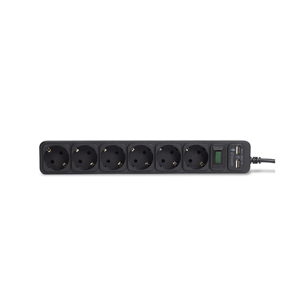 Сетевой фильтр, iPower, iPEO3m-USB, 6 розеток, 3 метра, два USB-порта, 220-240В, 10A, картонная коробка, чёрный в Шымкенте от производителей с доставкой по Казахстану Сетевой фильтр, iPower, iPEO3m-USB, 6 розеток, 3 метра, два USB-порта, 220-240В, 10A, картонная коробка, чёрный в Шымкенте от производителей с доставкой по Казахстану