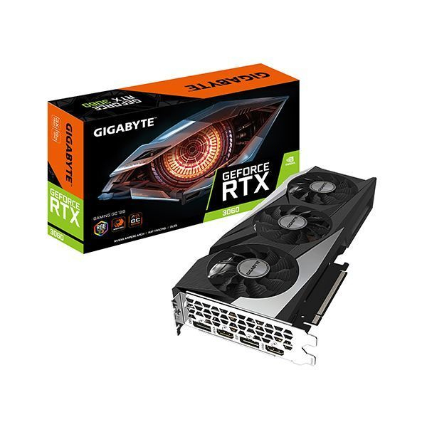 Видеокарта Gigabyte (GV-N3060GAMING OC-12GD) RTX3060 GAMING OC 12G в Шымкенте от производителей  с доставкой по Казахстану