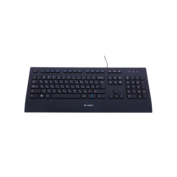 Клавиатура Logitech K280e (Анг/Рус, Проводное, Черный) в Шымкенте от производителей  с доставкой по Казахстану
