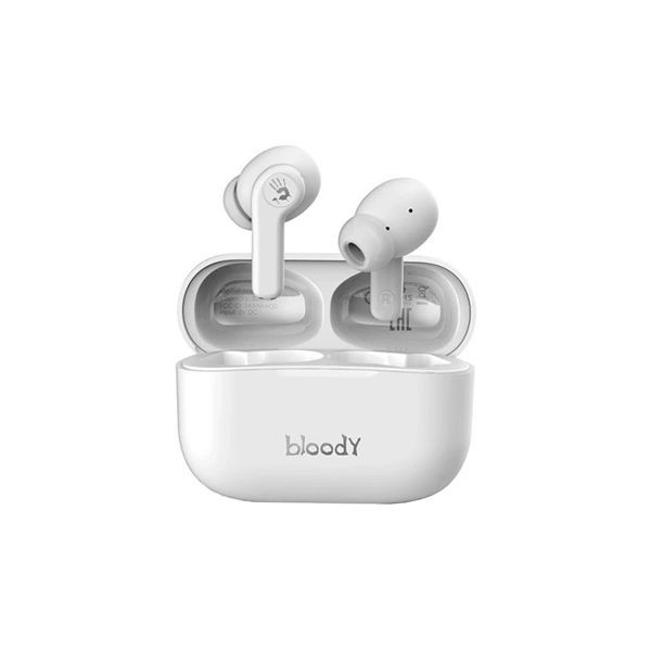 Наушники TWS Bloody M30-White BTv5.0, 500+40mAh, MOCI, 105dB в Шымкенте от производителей  с доставкой по Казахстану