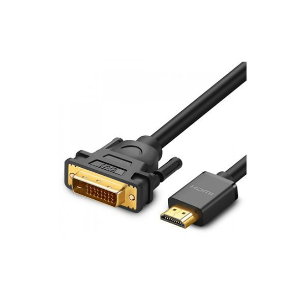 Кабель UGREEN HD106 HDMI to DVI Cable 2m (Black), 10135 в Шымкенте от производителей  с доставкой по Казахстану