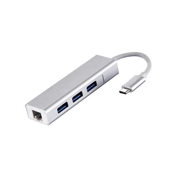 Переходник конвектор TYPE ''C'' на LAN+ 3*USB 3.0 в Шымкенте от производителей  с доставкой по Казахстану