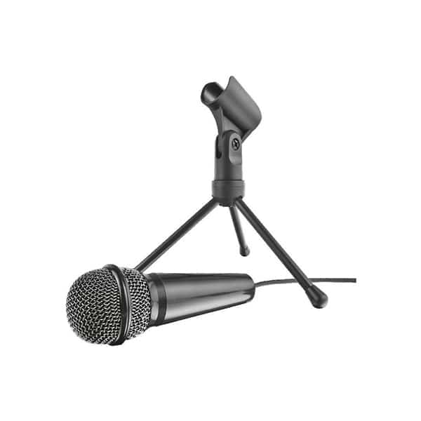Микрофон настольный Trust Starzz 1.8м черный