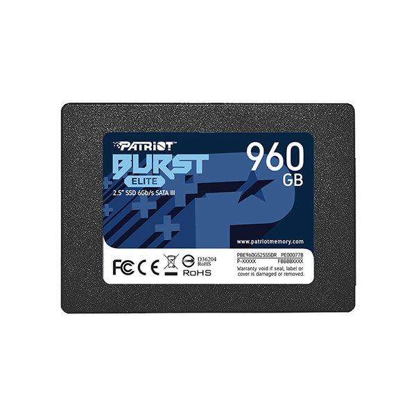 Твердотельный накопитель (SSD) Patriot Burst Elite PBE960GS25SSDR 960 ГБ 2.5 в Шымкенте от производителей  с доставкой по Казахстану