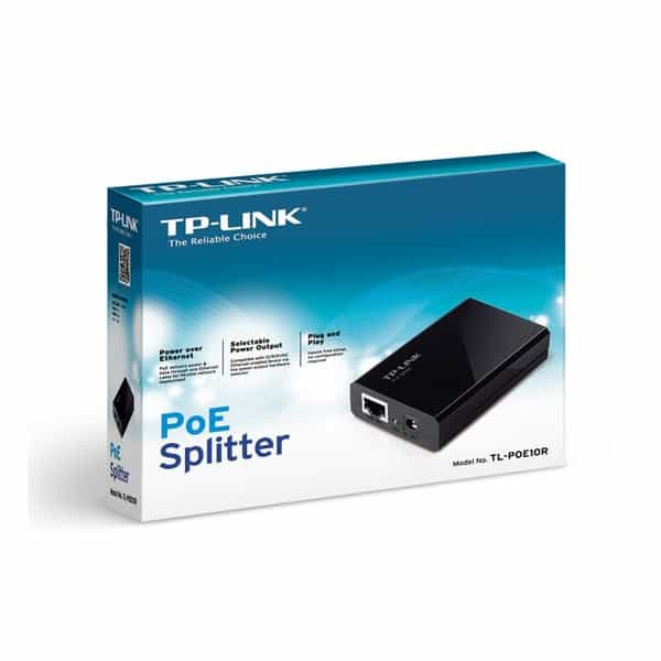Разветвитель PoE TP-Link TL-PoE10R [PoE Receiver adapter, 2 10/100M RLJ45 ports, 1 power port, plastic case] в Шымкенте от производителей  с доставкой по Казахстану