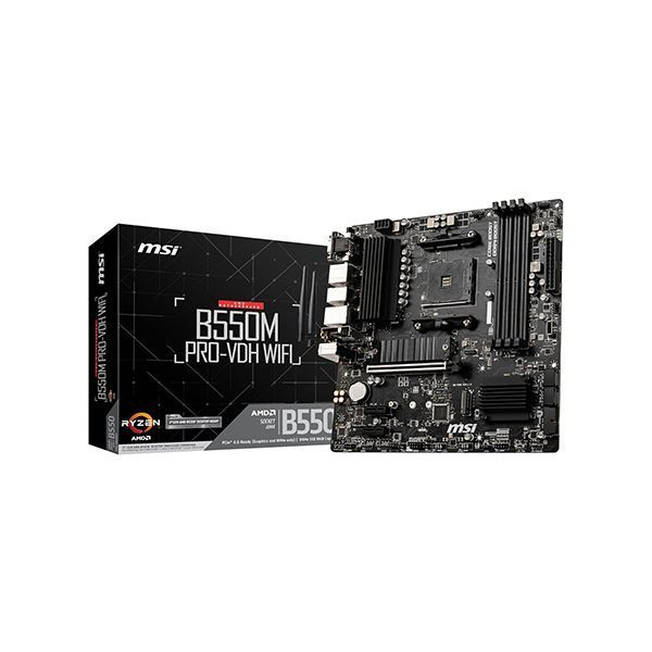 Материнская плата MSI B550M PRO-VDH WIFI в Шымкенте от производителей  с доставкой по Казахстану