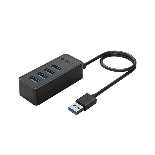 USB Хаб ORICO W5P-U3-030-BK-BP <USB3.0x4, MicroUSB, Black, 30cm, 77.4*31.5*22mm> в Шымкенте от производителей  с доставкой по Казахстану