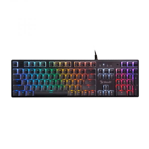 Клавиатура Bloody S510R-Pudding (Анг/Рус, Проводное, Черный) в Шымкенте от производителей  с доставкой по Казахстану