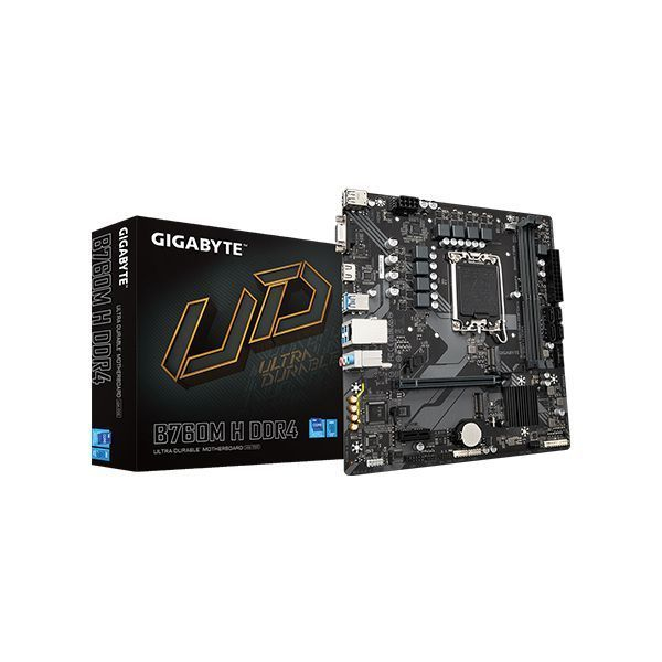 Материнская плата Gigabyte B760M H DDR4 в Шымкенте от производителей  с доставкой по Казахстану