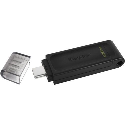 USB-C Флешка 128 ГБ Kingston DataTraveler 70 USB-C, Черный в Шымкенте от производителей  с доставкой по Казахстану