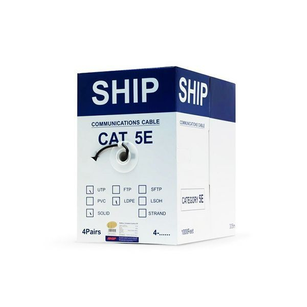 Кабель сетевой SHIP D106-VS Cat.5e (UTP) 30В PE (бухта) в Шымкенте от производителей  с доставкой по Казахстану