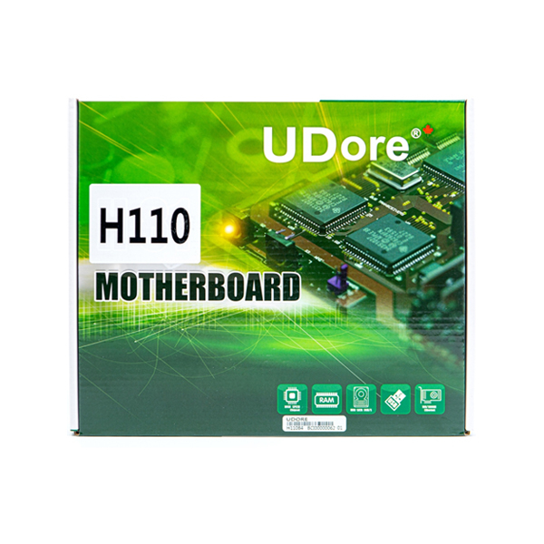 Материнская плата UDORE H110 LGA 1151 Intel H110 2 х DDR4, VGA, HDMI, 4хUSB 2.0, 2xUSB 3.0, LAN, Audio 3.0, Micro ATX в Шымкенте от производителей  с доставкой по Казахстану
