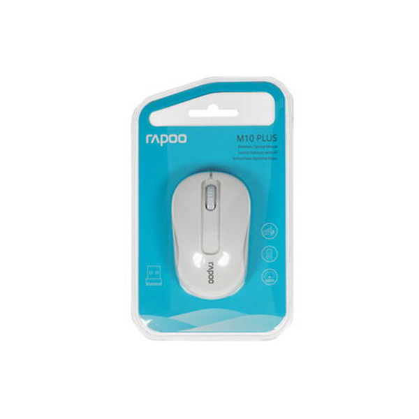 Мышь Rapoo M-10 Plus, Белый, USB в Шымкенте от производителей  с доставкой по Казахстану