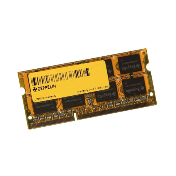 Оперативная память SODIMM DDR4 PC-19200 (2400 MHz)  4Gb Zeppelin (память для ноутбуков) <512x8, Gold PCB>