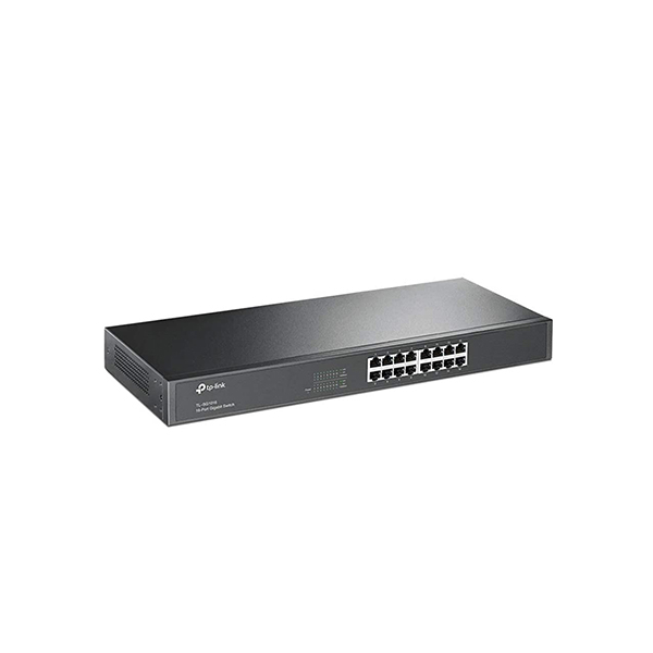 Коммутатор TP-Link TL-SG1016 (Неуправлемый, 16 портов, 10/100/1000 Мбит/с, Металл) в Шымкенте от производителей  с доставкой по Казахстану