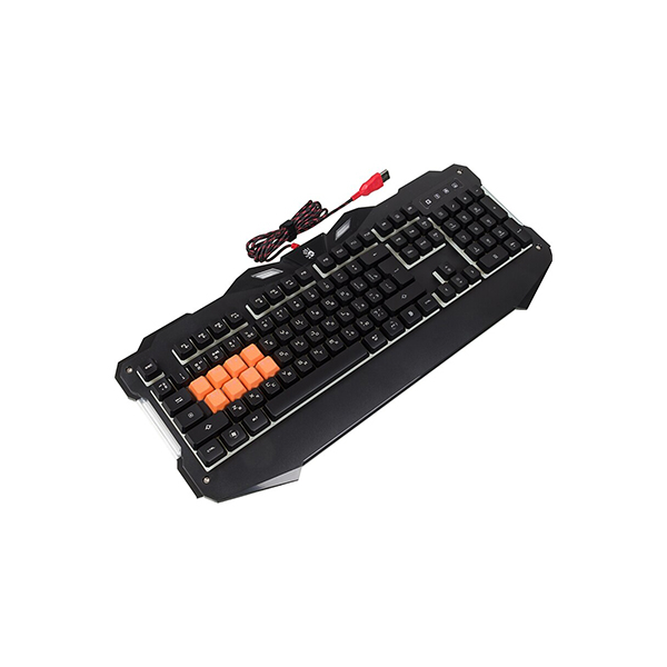 Клавиатура игровая Bloody B328-Black <LED, USB, 8-механических кнопок с оптическими переключателями>