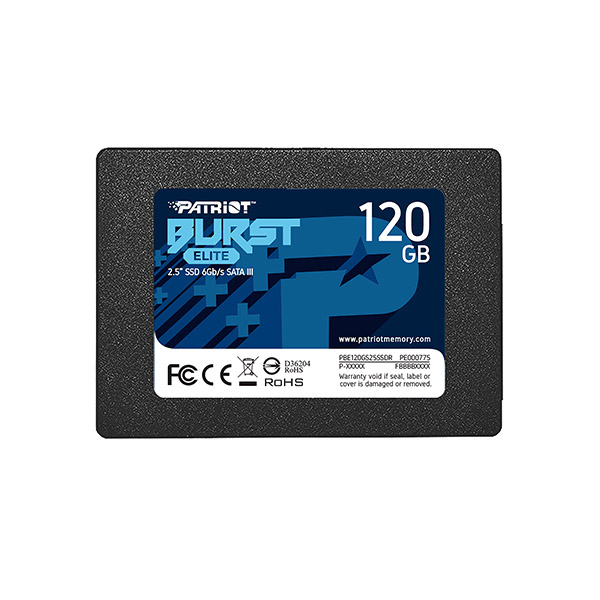 Твердотельный накопитель (SSD) Patriot Burst Elite PBE120GS25SSDR 120 ГБ 2.5 в Шымкенте от производителей  с доставкой по Казахстану