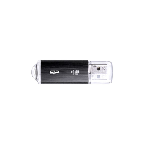 USB Флешка 64 ГБ Silicon Power Blaze B02 SP064GBUF3B02V1K USB 3.2, Черный в Шымкенте от производителей  с доставкой по Казахстану