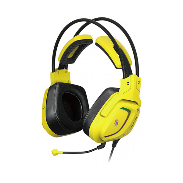Наушники игровые Bloody G575 PUNK, Черный, желтый в Шымкенте от производителей  с доставкой по Казахстану
