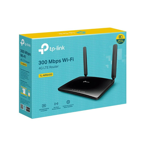 Роутер WiFi (маршрутизатор) TP-Link TL-MR6400, Черный в Шымкенте от производителей  с доставкой по Казахстану