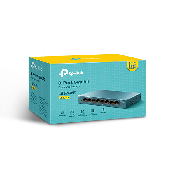 Коммутатор TP-Link LS108G в Шымкенте от производителей  с доставкой по Казахстану