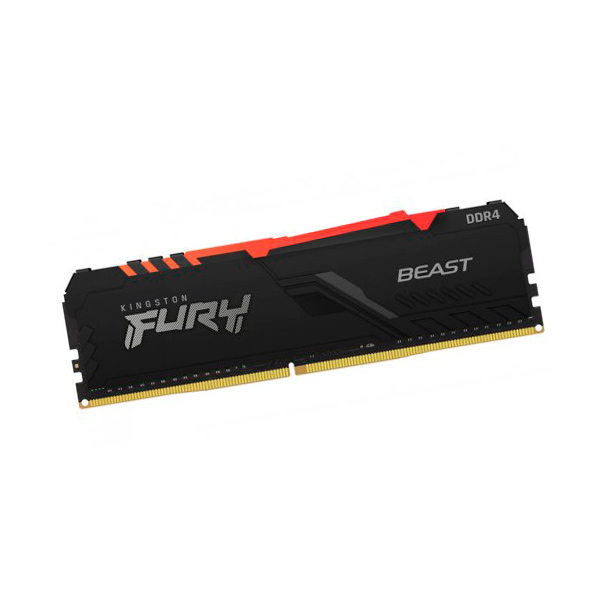 Оперативная память Kingston HyperX Fury Beast RGB DDR4 8 ГБ 3200 МГц (KF432C16BBA/8)