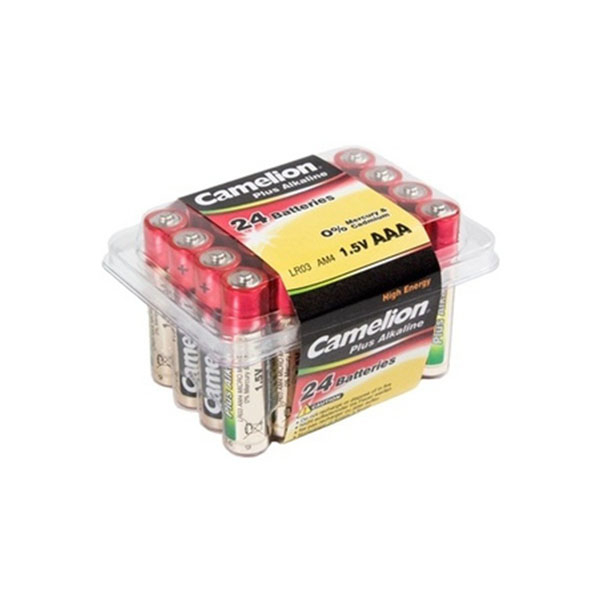 Батарейка, CAMELION, LR03-PB24, Plus Alkaline, AAA, 1.5V, 1150 mAh