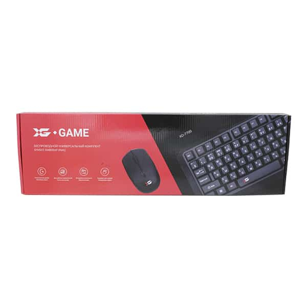 Клавиатура + мышь X-Game XD-7700GB (Анг/Рус/Каз, Black, USB) в Шымкенте от производителей  с доставкой по Казахстану