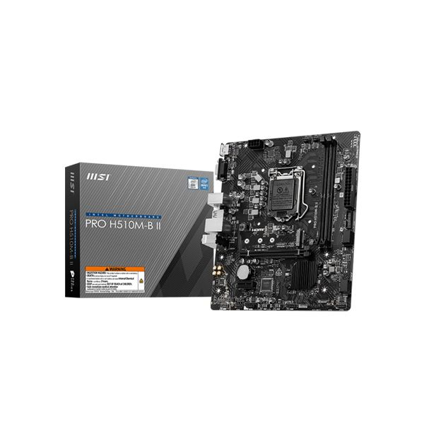 Материнская плата MSI PRO H510M-B II в Шымкенте от производителей  с доставкой по Казахстану
