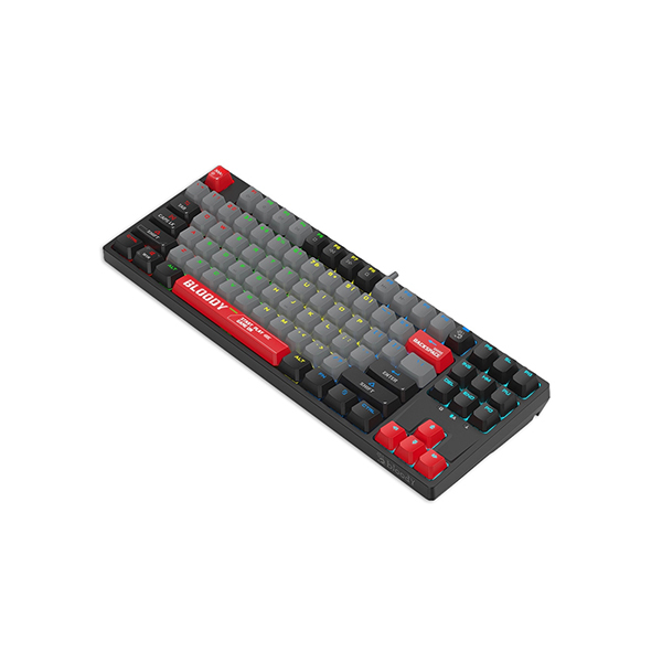 Клавиатура Bloody S87 ASH (Анг/Рус/Каз, Проводное, Красный) в Шымкенте от производителей  с доставкой по Казахстану