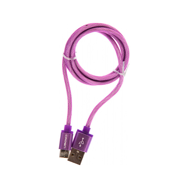 Кабель Crown USB - USB Type-C CMCU-3072C violet в Шымкенте от производителей  с доставкой по Казахстану