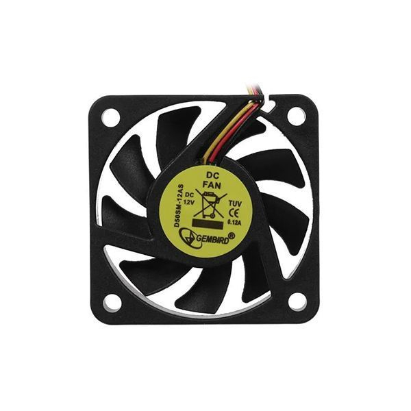 Вентилятор Gembird, D50SM-12AS, 3pin ,Fan for case в Шымкенте от производителей  с доставкой по Казахстану