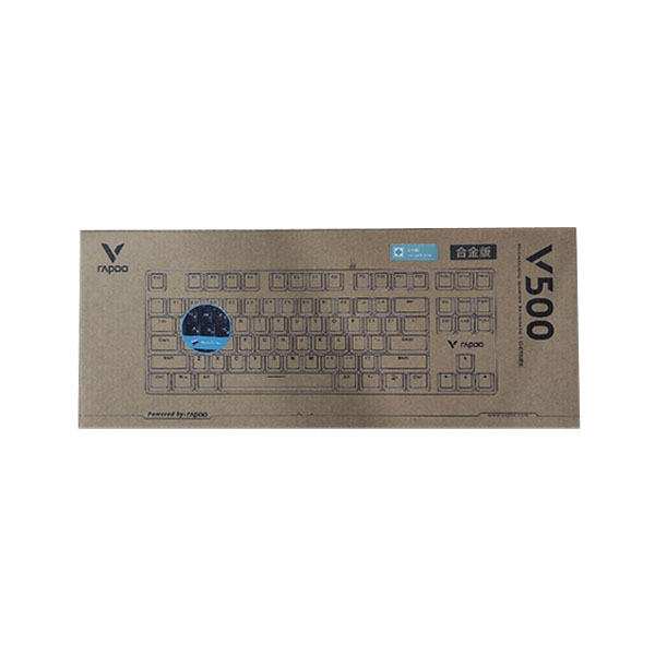 Клавиатура Rapoo V500 Alloy (Анг/Рус, Проводное, Черный) в Шымкенте от производителей  с доставкой по Казахстану