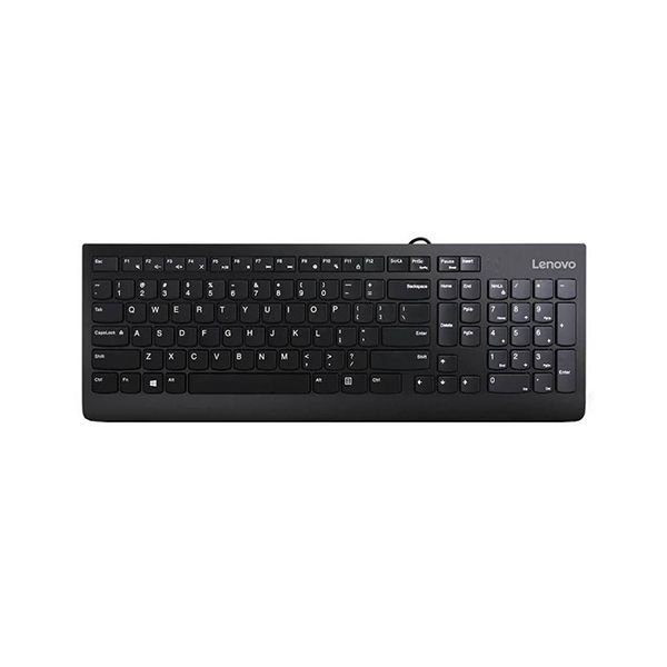 Клавиатура Lenovo 300 USB Keyboard Slim Black в Шымкенте от производителей  с доставкой по Казахстану