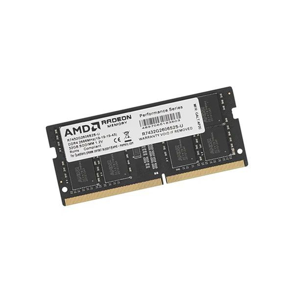 Оперативная память для ноутбука AMD Radeon DDR4 32 ГБ 2666 МГц (R7432G2606S2S-U)