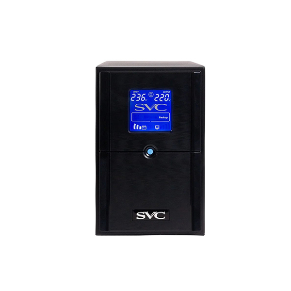 ИБП SVC V-1200-L-LCD, Черный в Шымкенте от производителей  с доставкой по Казахстану