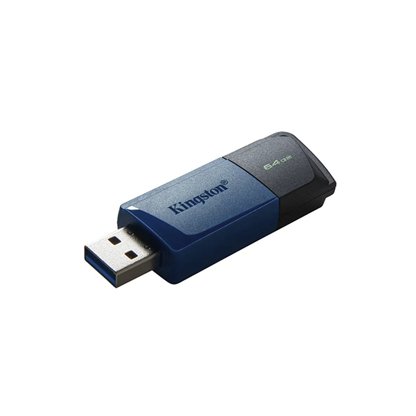 USB Флешка 64 ГБ Kingston USB3.2 Gen1 Data Traveler Exodia M (Black+Blue) 2 pcs