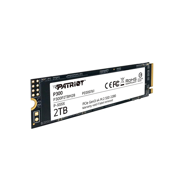 Накопитель SSD M.2 NVME Patriot 2TB P300 2280 R/W 2100/1650 P300P2TBM28