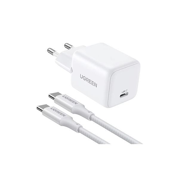 Зарядное устройство UGREEN X513 30W 1C GaN Fast Charger. белый в Шымкенте от производителей  с доставкой по Казахстану