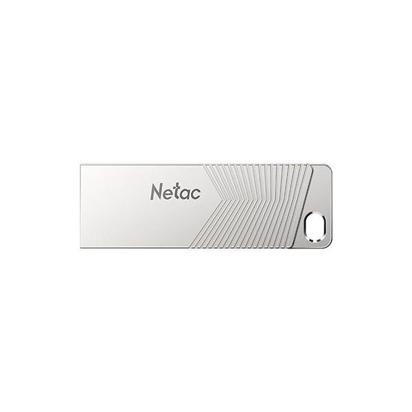USB Флешка 32 ГБ Netac NT03UM1N-032G-32PN USB 3.2, Серебристый в Шымкенте от производителей  с доставкой по Казахстану