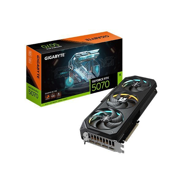 Видеокарта Gigabyte GeForce RTX 5070 Gaming OC 12 ГБ, GV-N5070GAMING OC-12GD в Шымкенте от производителей  с доставкой по Казахстану