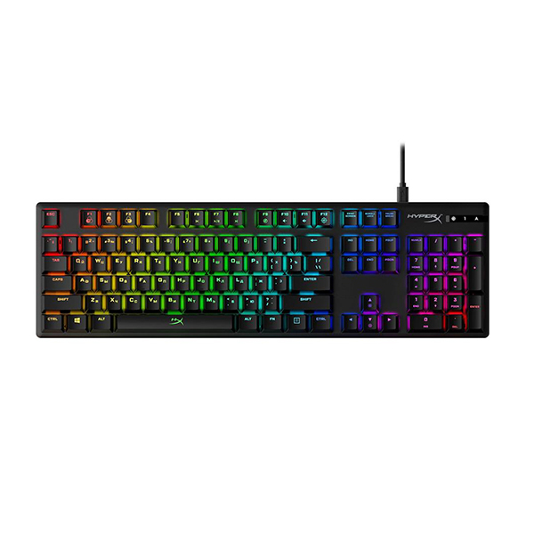 Игровая клавиатура  HyperX HX-KB6RDX-RU (Анг/Рус, Проводное, Черный) в Шымкенте от производителей  с доставкой по Казахстану