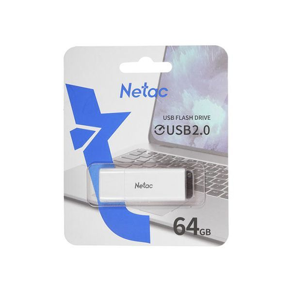 USB-накопитель Netac NT03U185N-064G-20WH 64GB в Шымкенте от производителей  с доставкой по Казахстану