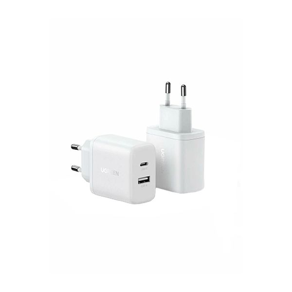 Зарядное устройство Ugreen X227 45302 20W PD Charger USB-C, USB-A в Шымкенте от производителей  с доставкой по Казахстану