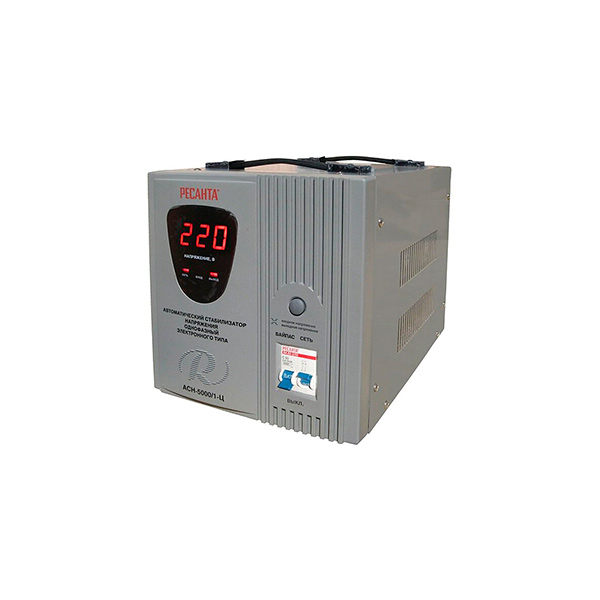 Стабилизатор АСН- 5 000/1-Ц Ресанта в Шымкенте от производителей  с доставкой по Казахстану