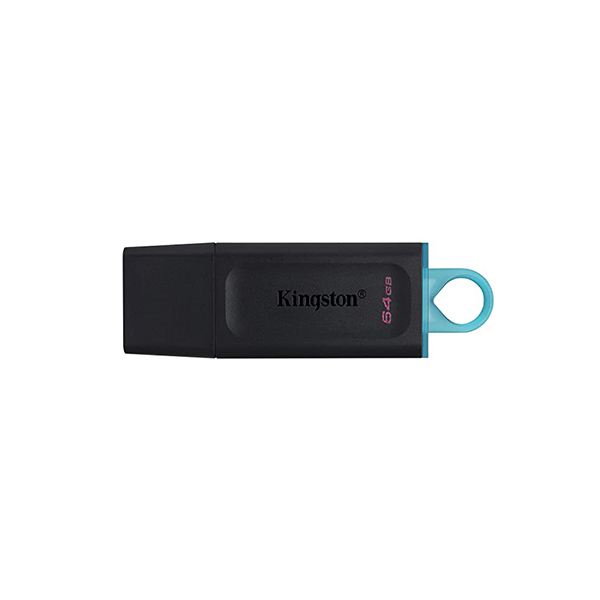 USB Флешка 64 ГБ Kingston Data Traveler Exodia USB 3.2, Черный, голубой в Шымкенте от производителей  с доставкой по Казахстану
